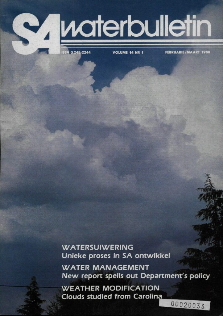 SA Waterbulletin Volume 14 No 1