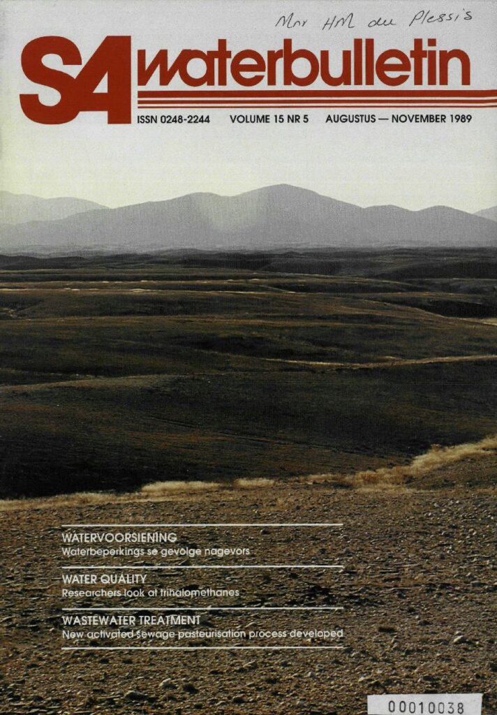 SA Waterbulletin Volume 15 No 5