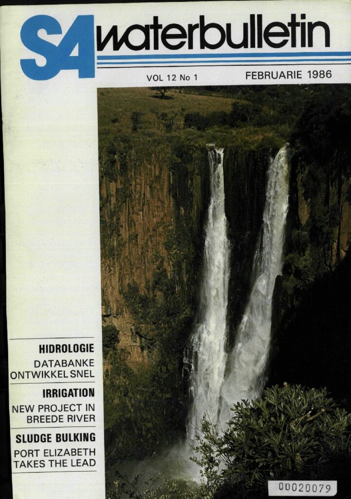 SA Waterbulletin Volume 12 No 1
