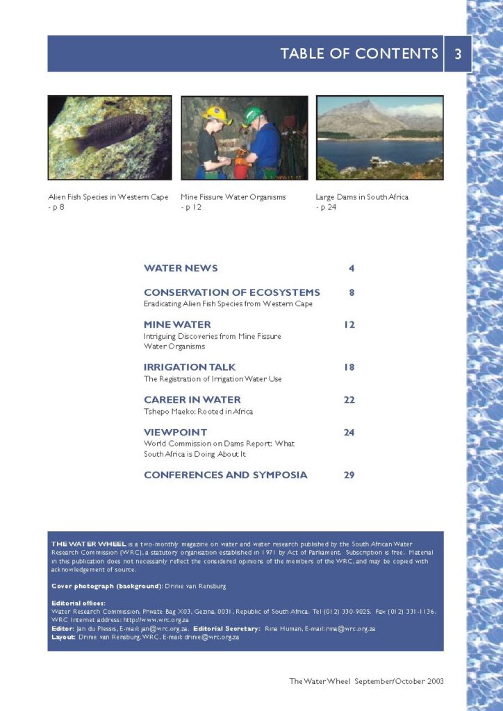 The Water Wheel Volume 2 No 5